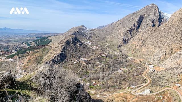 دیمەنی گوندێک لە دەڤەری ئامێدی - وێنە: نیهاد ئۆریمەری