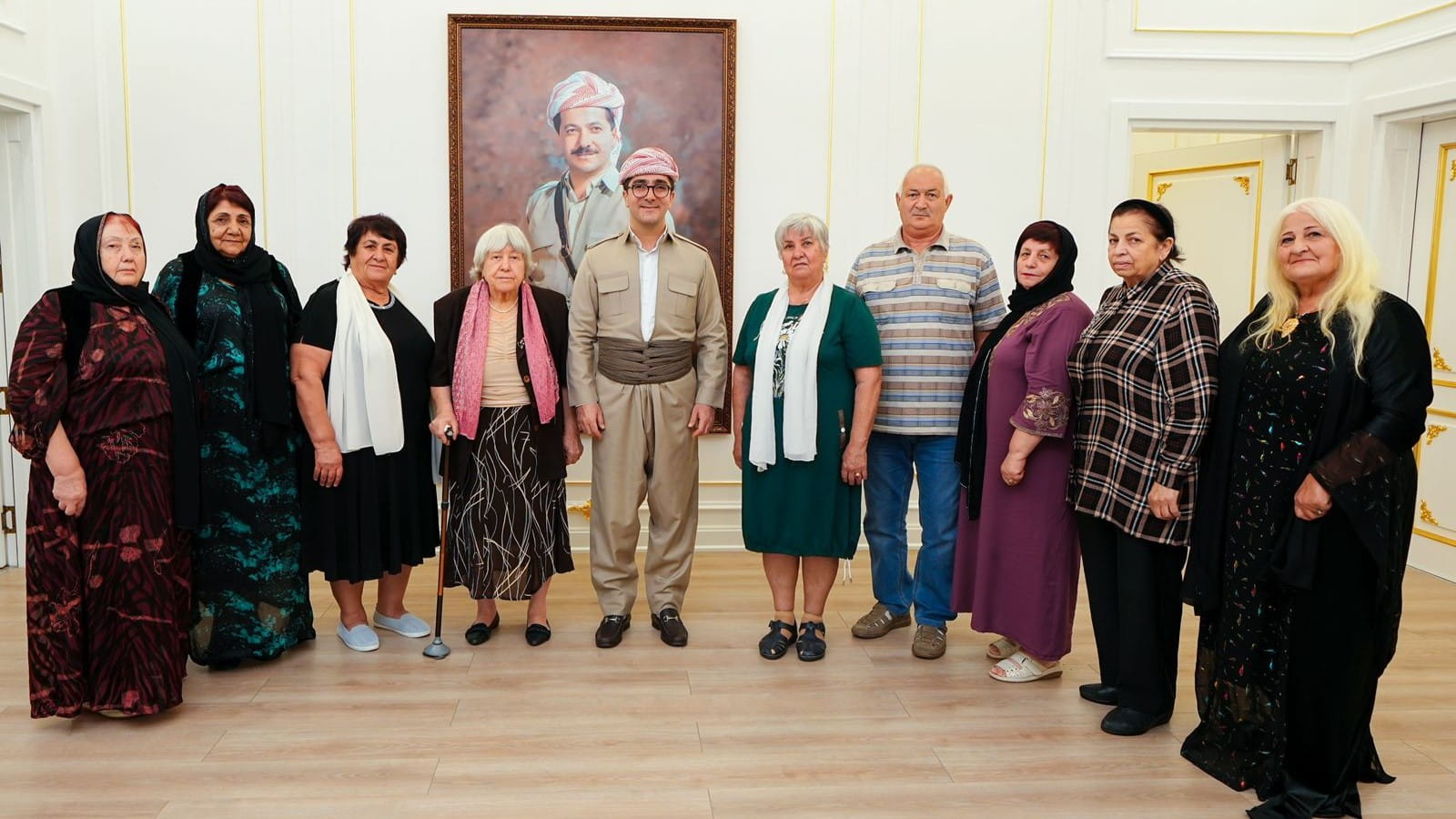 مەلا مستەفا بارزانی لەگەڵ نەوەی هەڤاڵانی بارزانی نەمر کۆدەبێتەوە