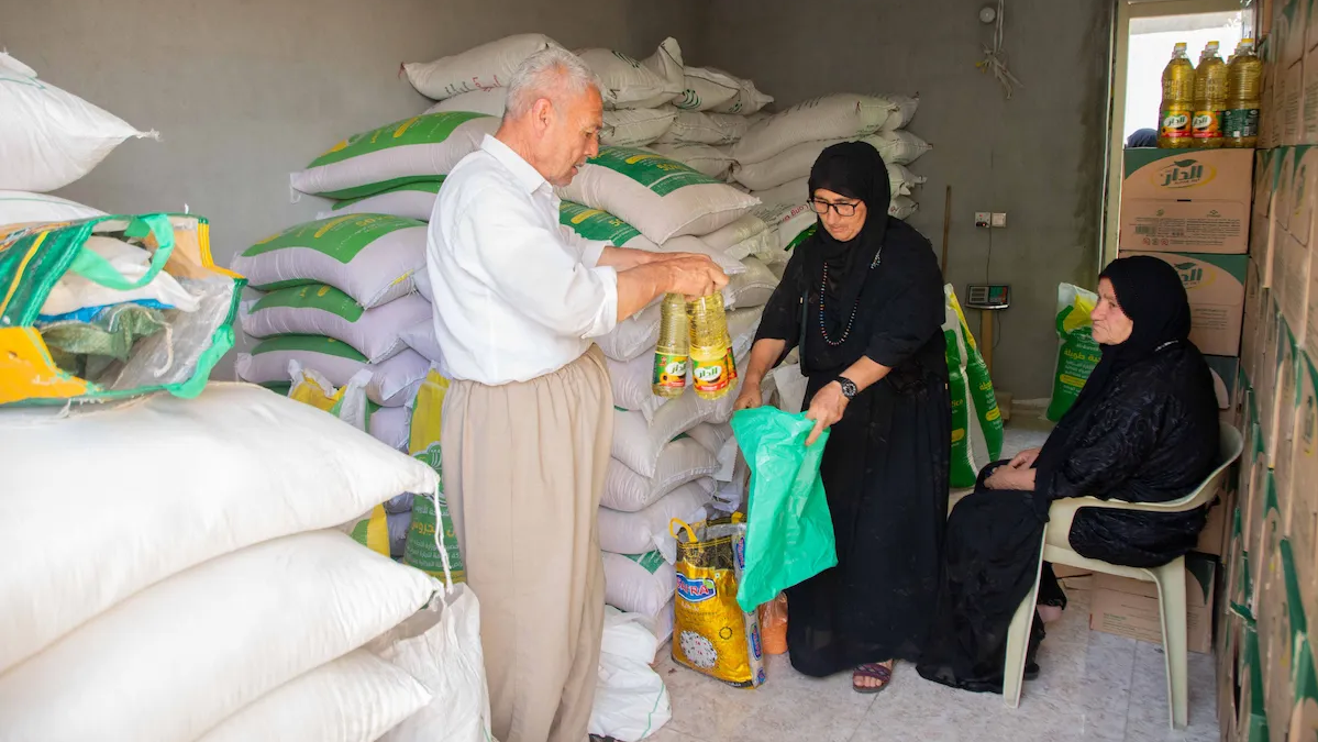 دەست بە دابەشکردنی بەشەخۆراکی هاونیشتمانیان دەکرێت