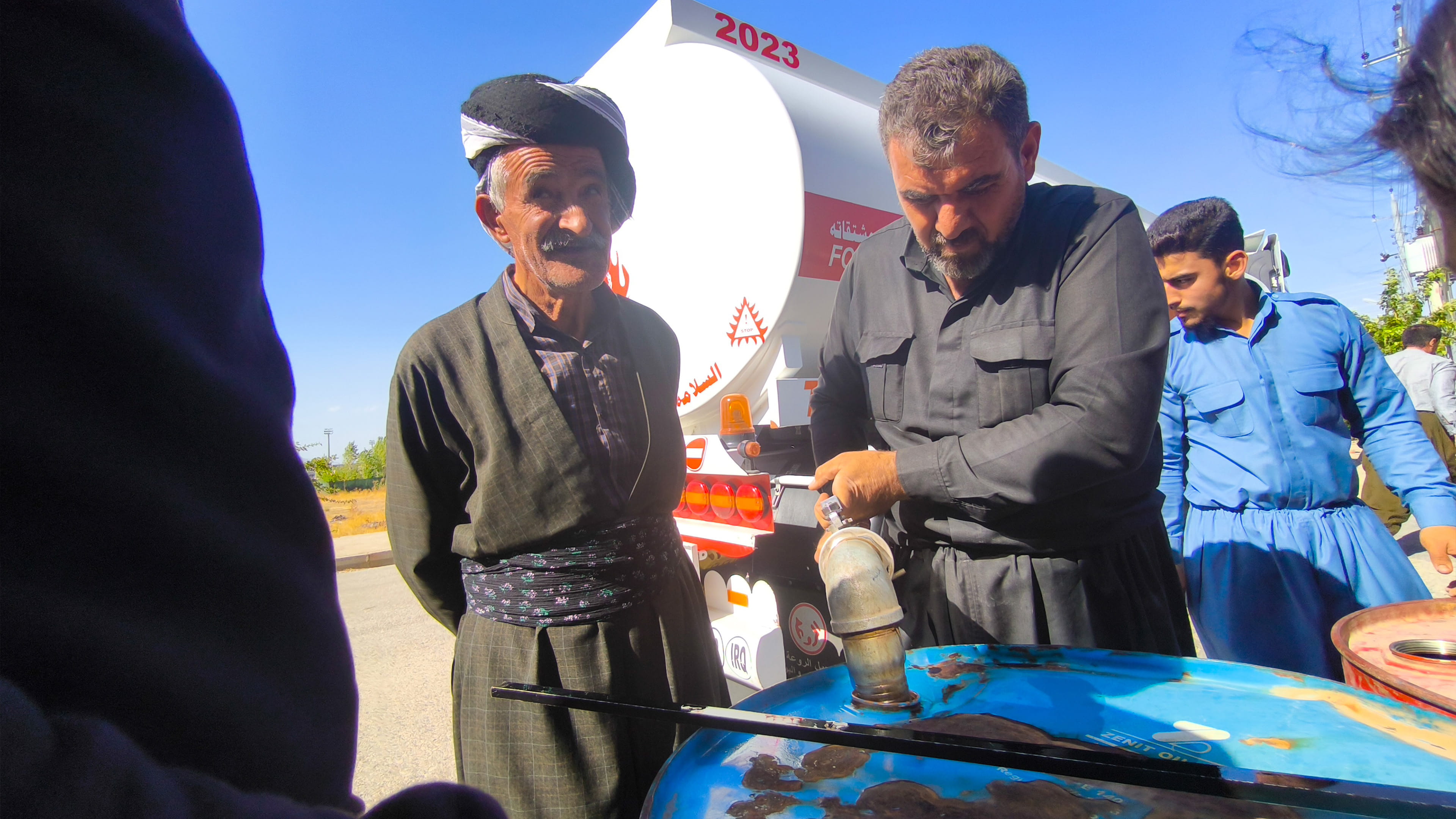 یەکەم کاروانی نەوتەکەی بەغدا گەیشتە هەرێمی کوردستان