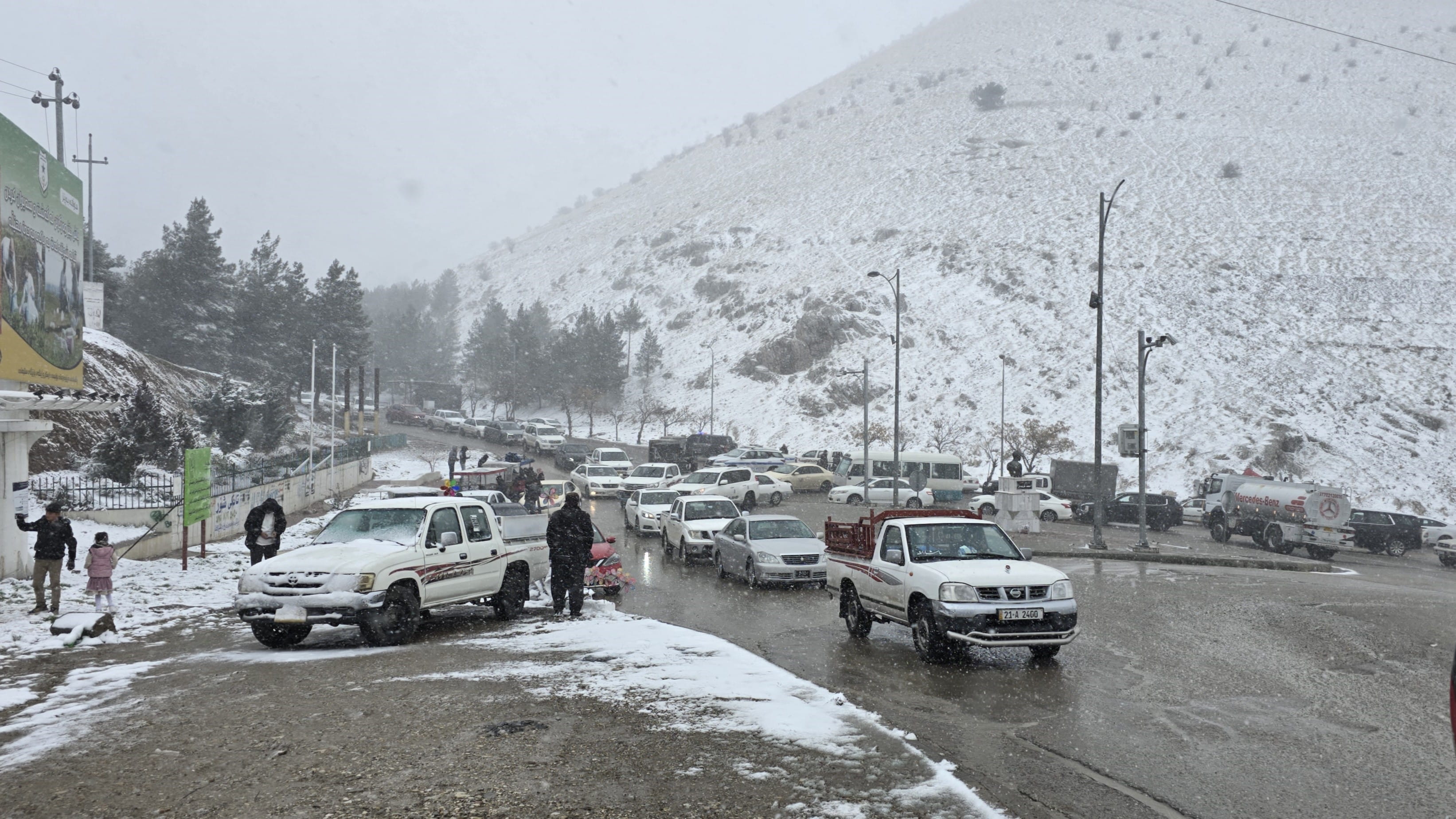 هاتووچۆی سلێمانی بۆ شوفێران: سەردانی ناوچە شاخاوییەکان مەکەن