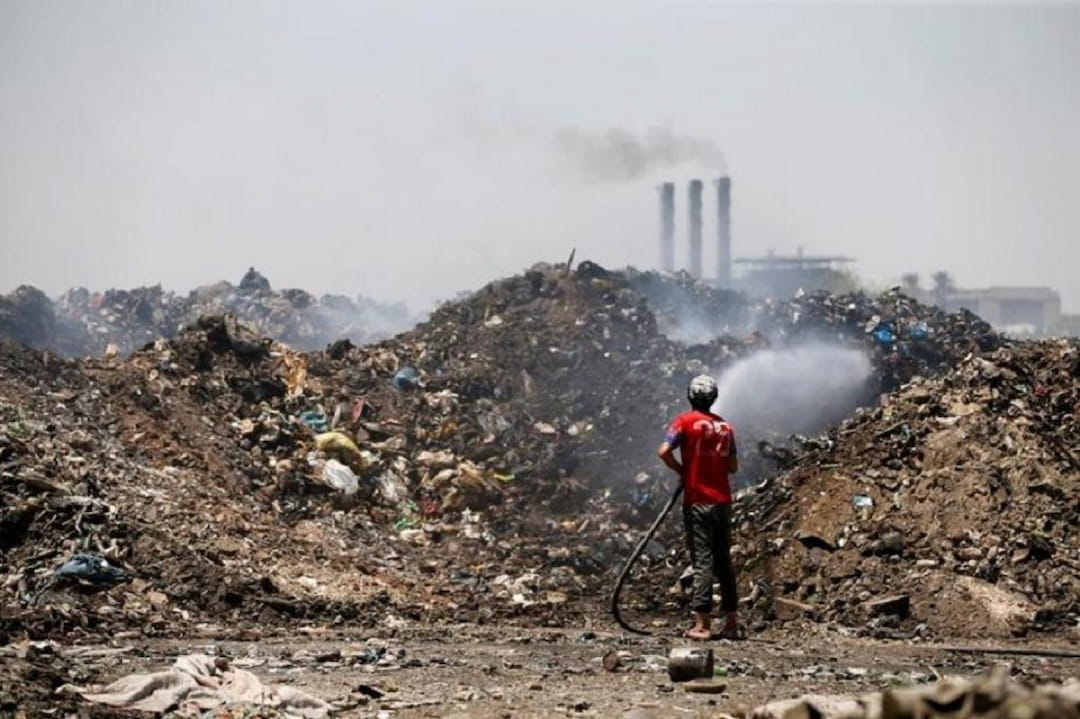 سووتانی پاشماوە یەکێکە لەو هۆکارانەی کە دەبێتە هۆی پیسبوونی هەوا لە بەغدای پایتەختی عێراق - وێنە: ڕۆیتەرز