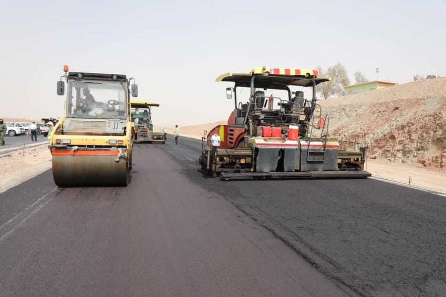 کارکردن لە پڕۆژەی ڕێگای دووسایدی دەربەندیخان-کەلار لە  تەواوبووندایە