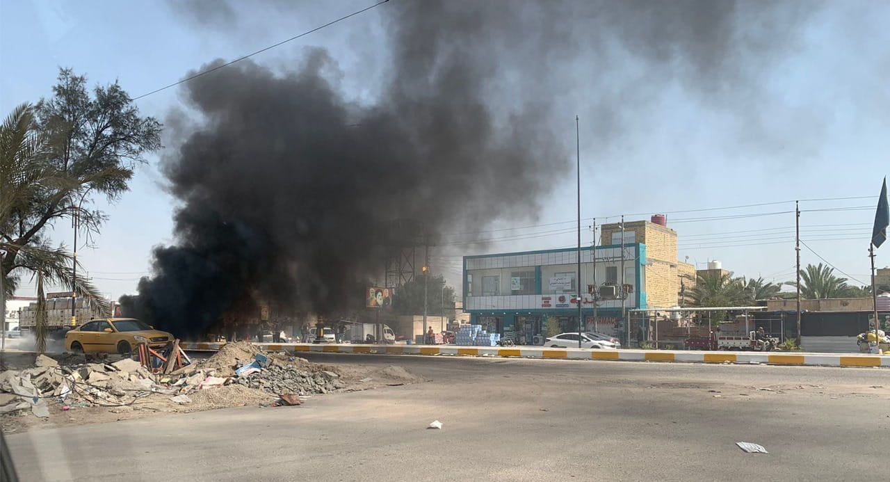 بەهۆی نەبوونی کارەبا  لە دوو پارێزگای عێراق خۆپیشاندان دەستیپێکرد